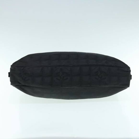 CHANEL New Travel Line Tote Bag Nylon Black CC Auth fm3104 - Picture 9 of 16